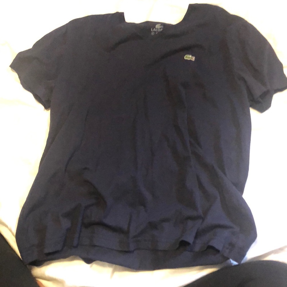 Dark blue Tee with Crocodile